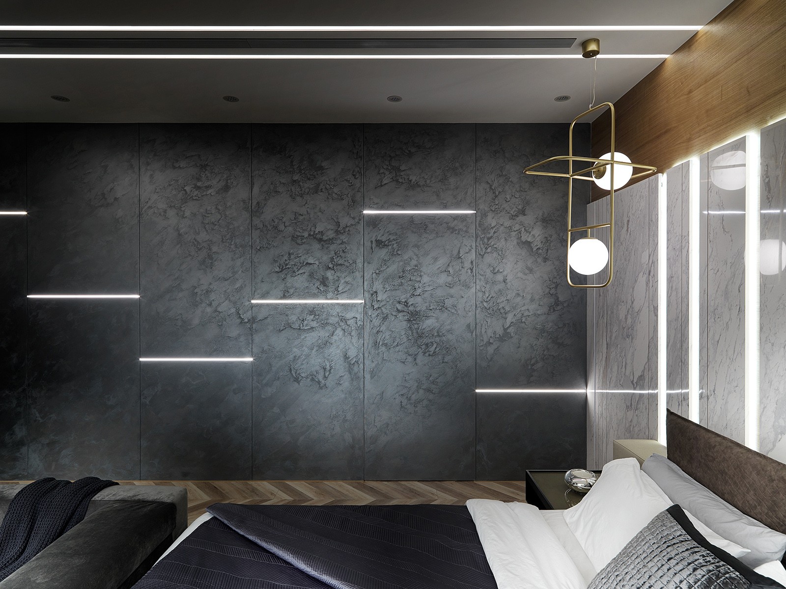 怀生国际设计打造 330m²现代高级灰大平层-32