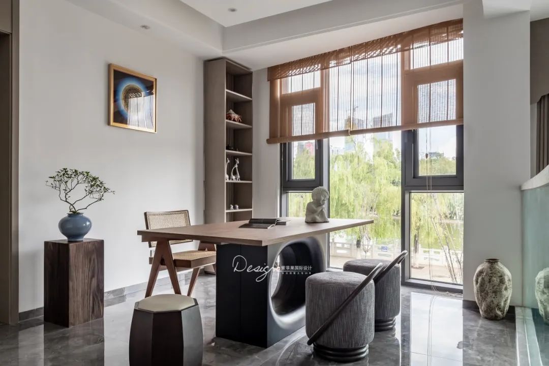 云康园简约中式设计丨紫苹果装饰集团-73