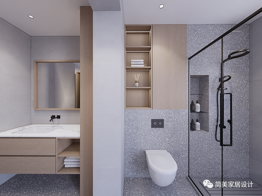 113㎡轻复古原木家居空间设计丨中国广州丨简美设计-86