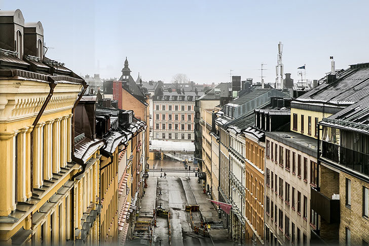 斯德哥尔摩 115 平米公寓 | 暗色调的优雅魅力-34