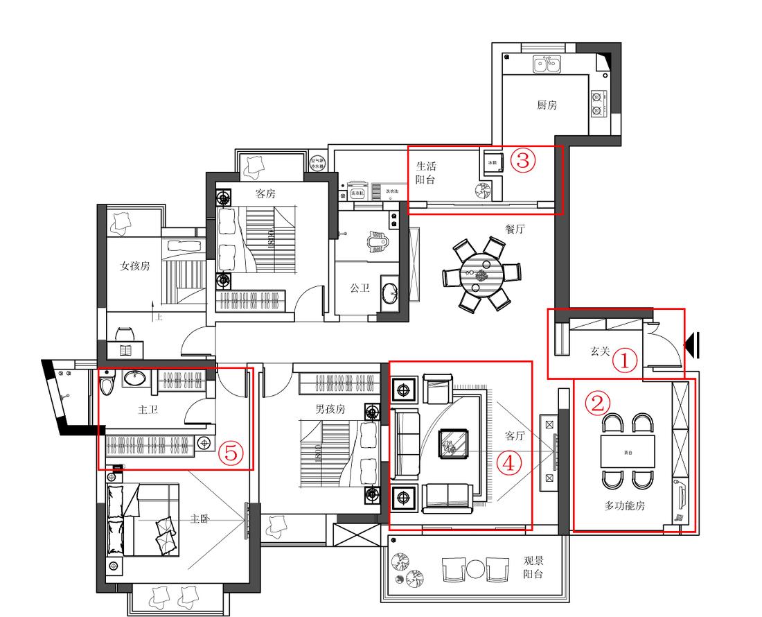 丰邑中央 29 栋平面优化案例解析-6