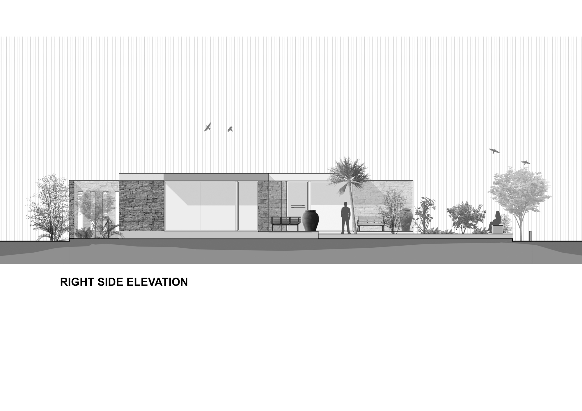 石头屋丨印度丨The Grid Architects-36