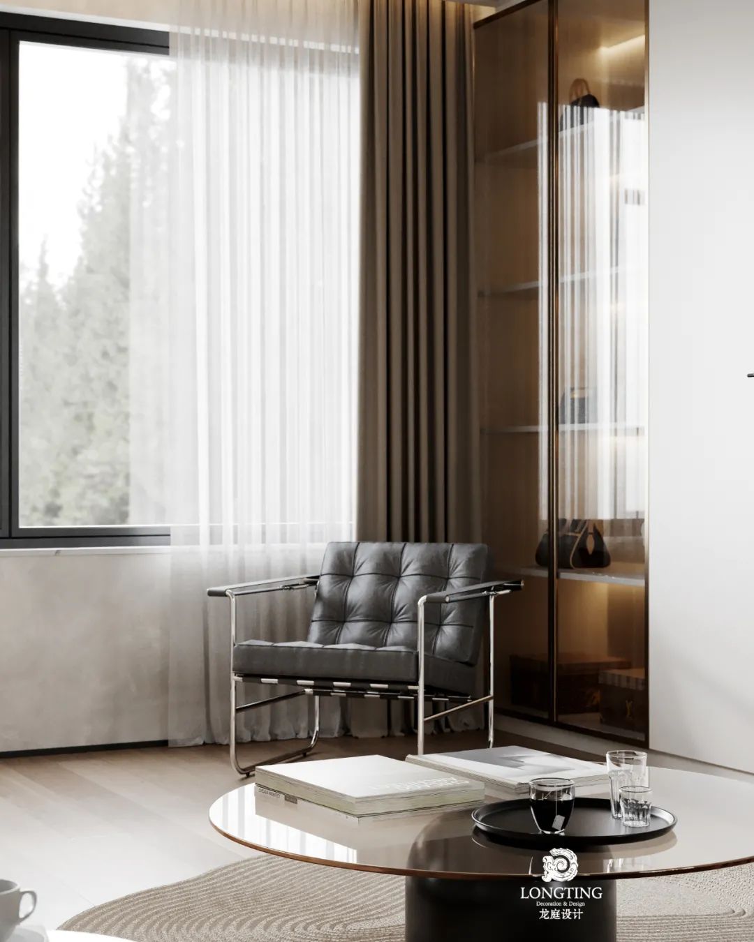 西山宸院 350 方·灰色诗意的现代简约之家丨中国湖州丨设计传承价值-41