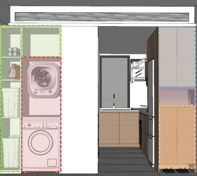 60㎡三口之家的逆袭丨中国北京丨恒田设计-22