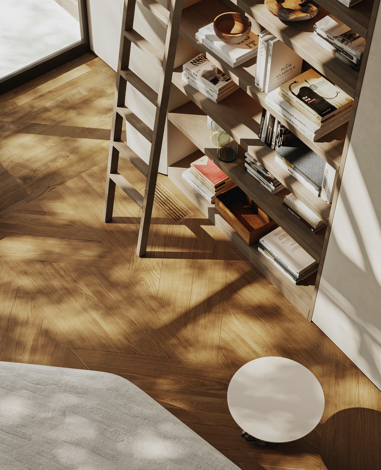 原木+白色 塑造简约空间立体感-3