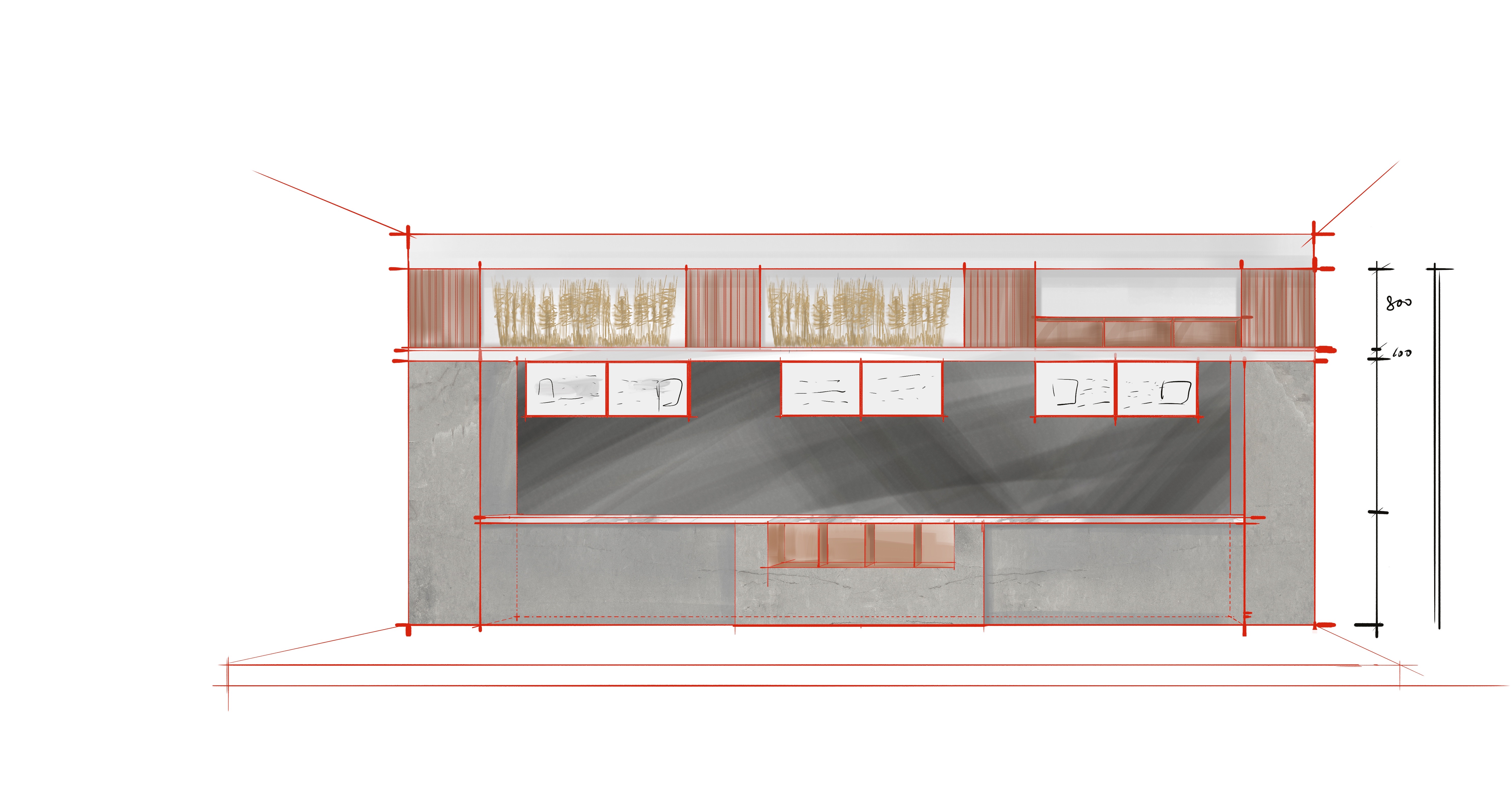芳华 · 河南工业大学校园餐饮空间设计丨中国郑州丨晓寒建筑空间设计-121