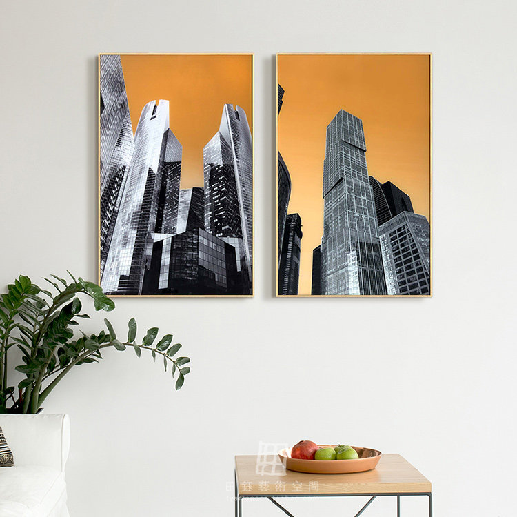 北欧风客厅装饰画设计，打造简约艺术空间-3