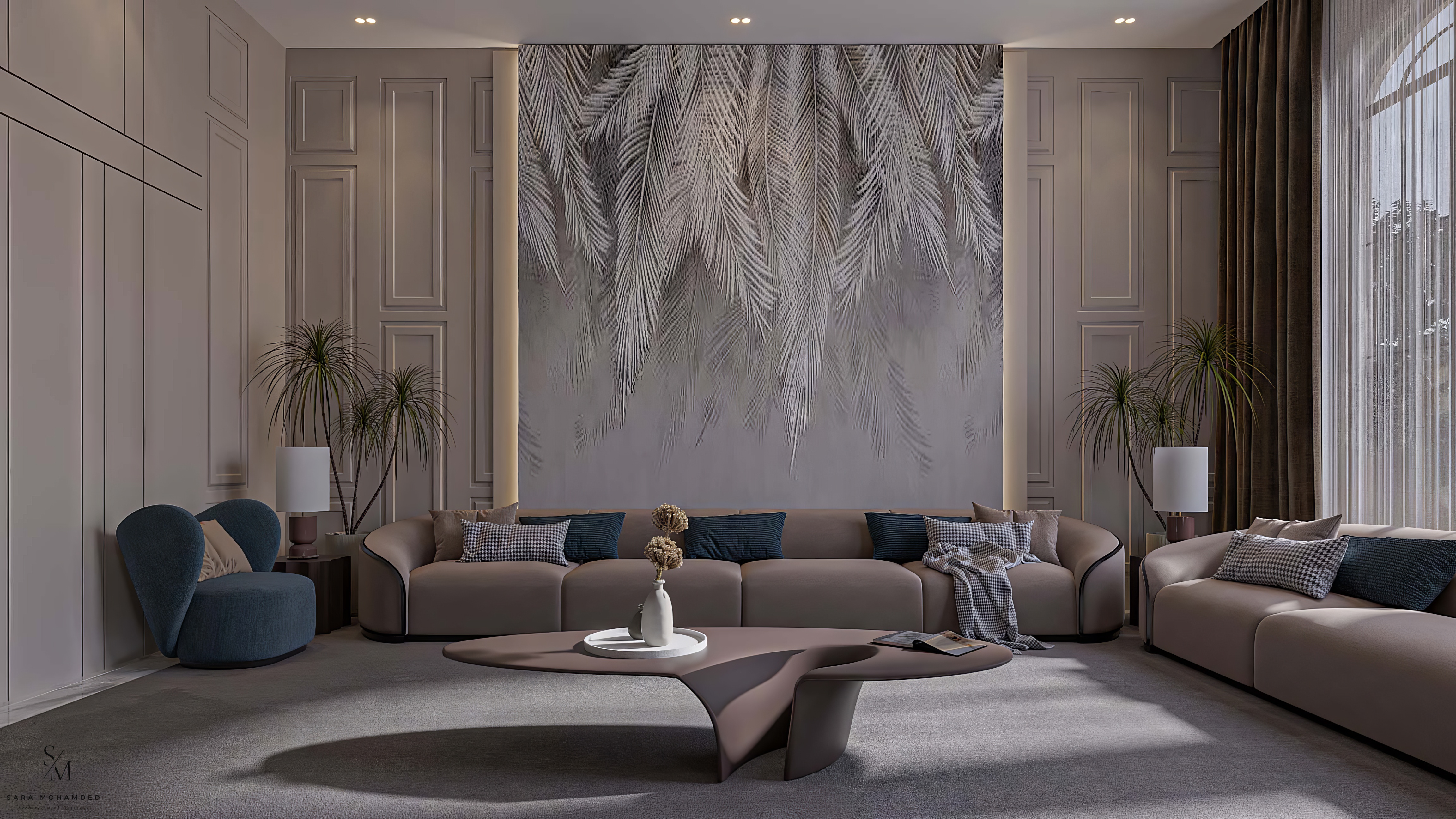 现代别墅客厅设计丨PLAN INTERIOR-8