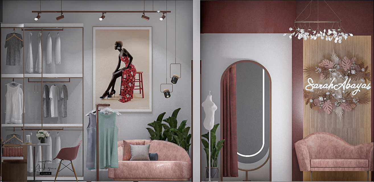 SARAH ABAYA 服装店丨沙特阿拉伯丨ANTIQUE Studios-15