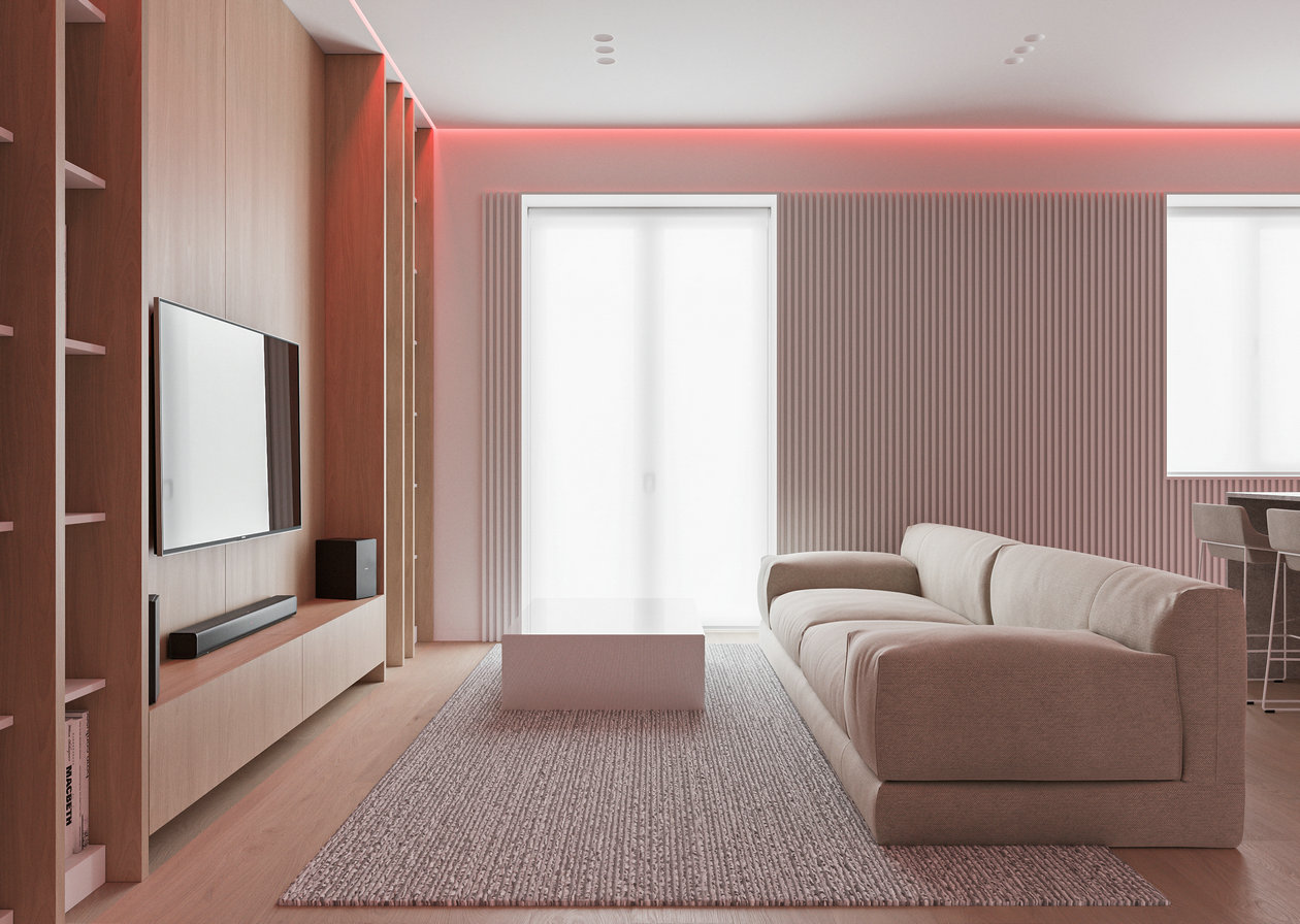 110㎡浅色系住宅设计-5