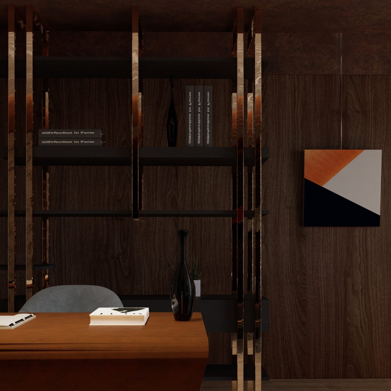 Sketchup客厅室内模型-2