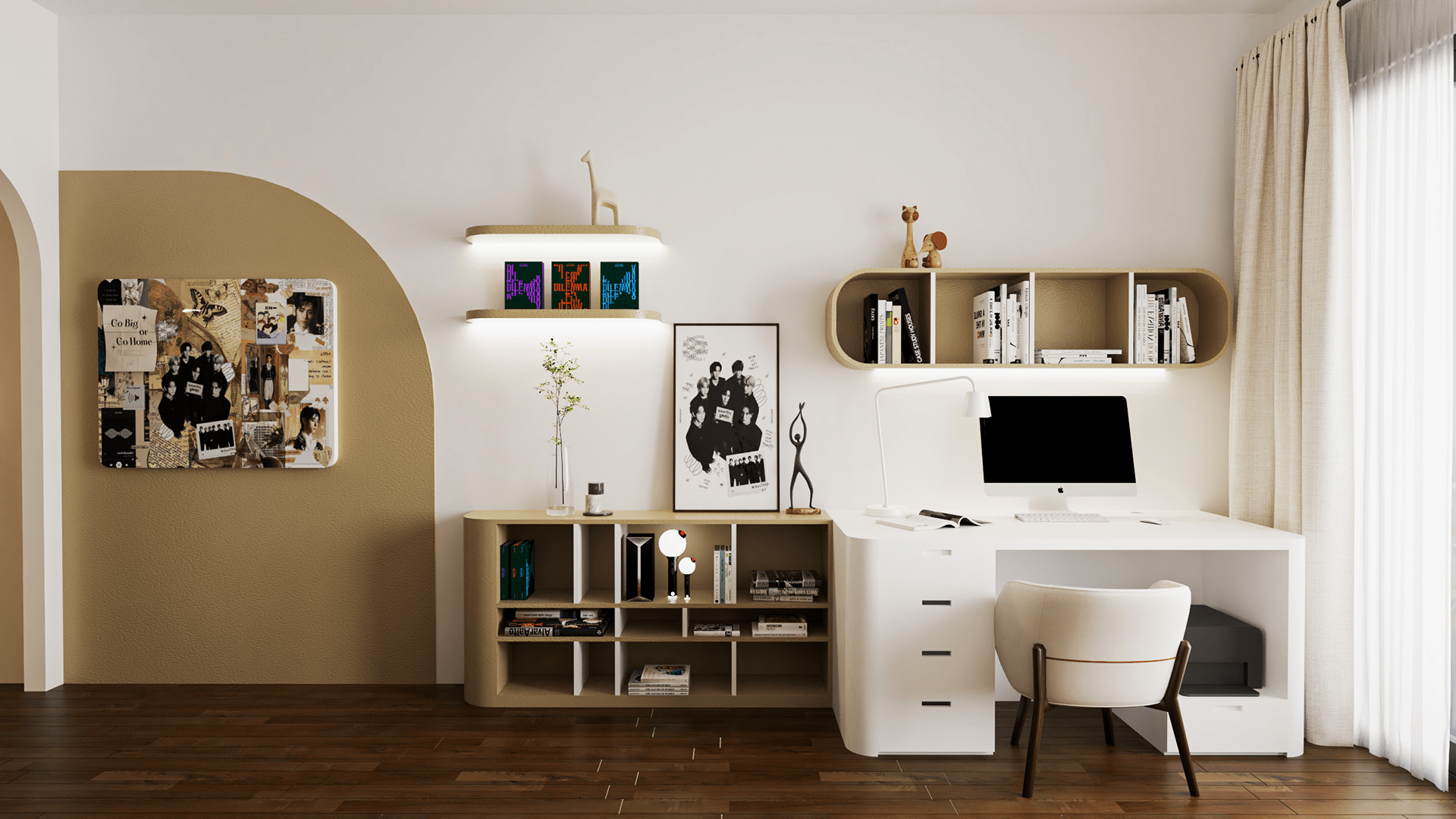 供两个孩子共用的卧室丨越南河内-7