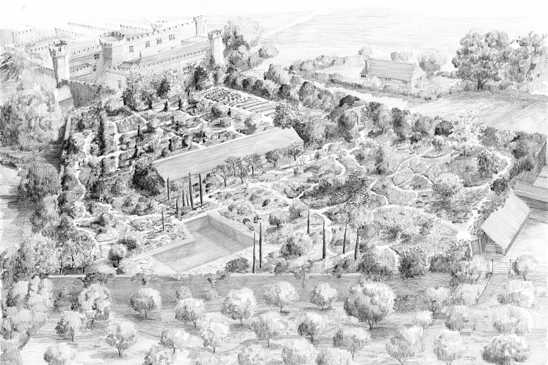 Knepp Castle Walled Garden-8