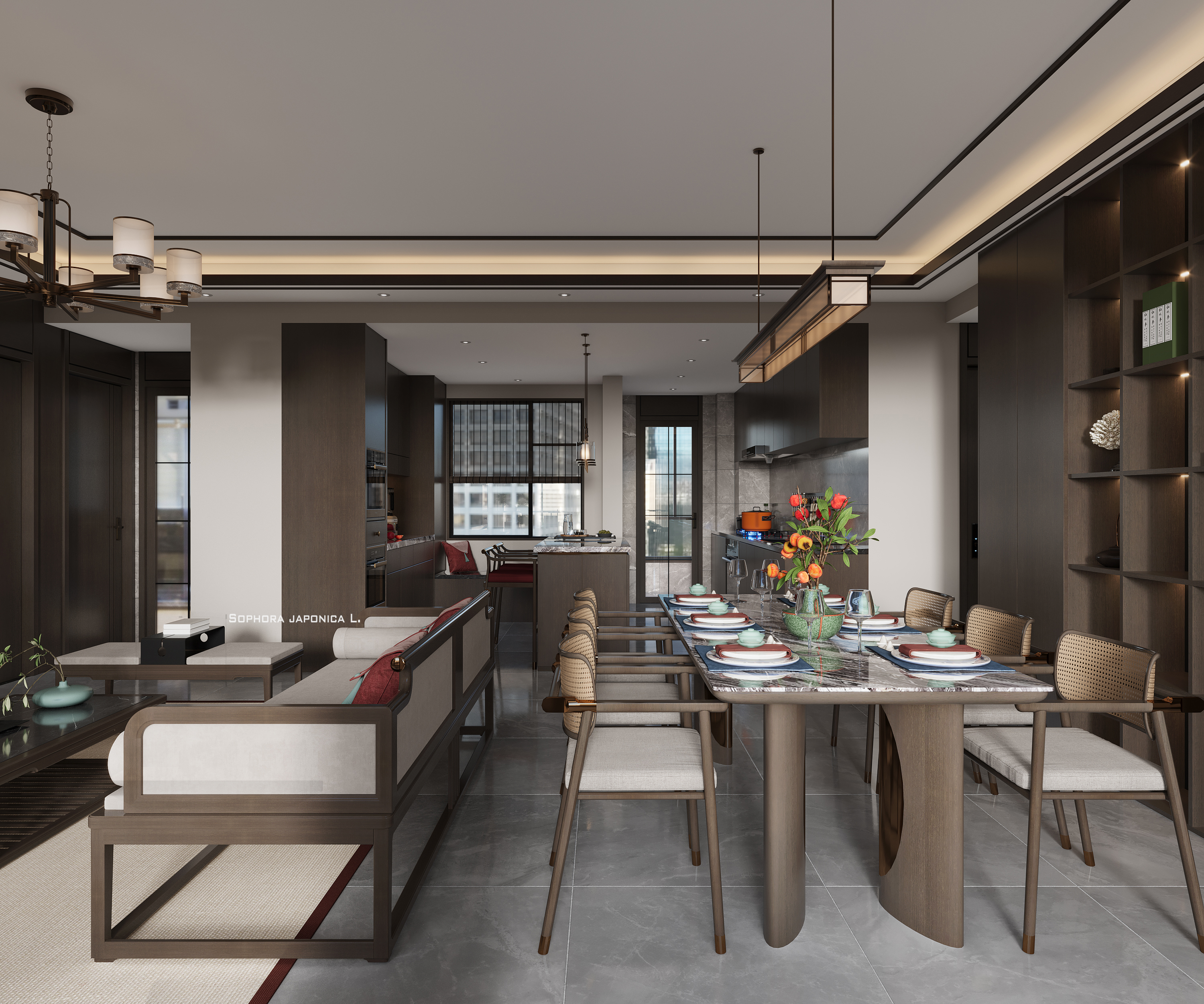 中式渲染案例-6