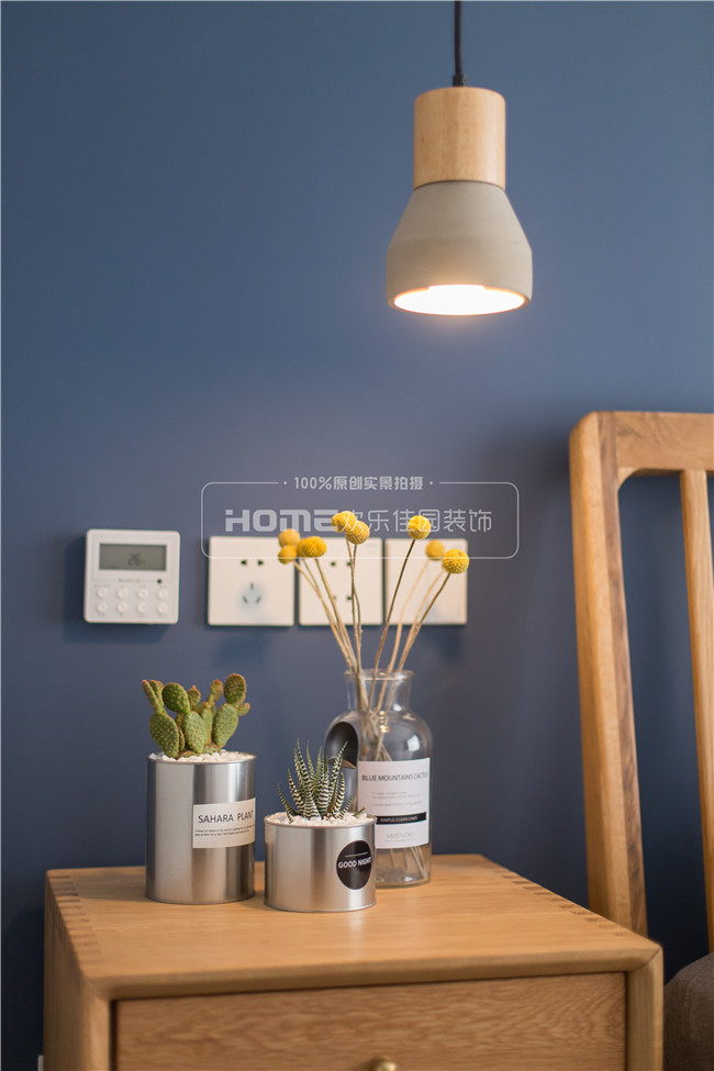 北欧风情的神秘孔雀蓝 | 成都时光俊园 2 室 2 厅 1 卫 1 厨案例解析-59