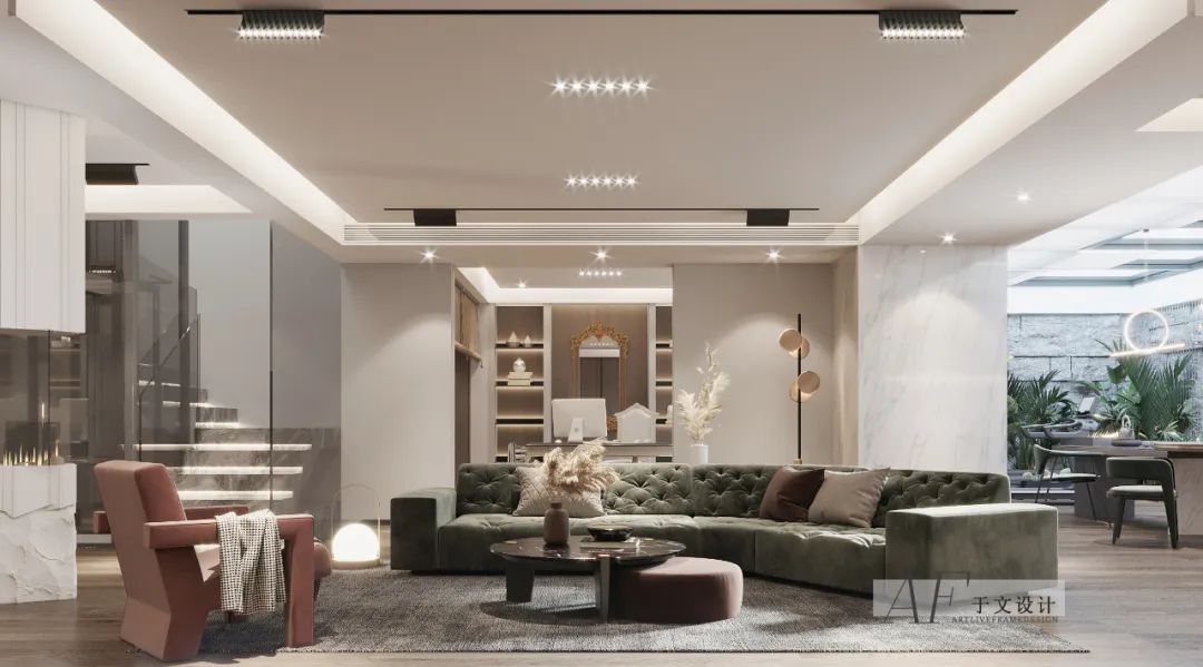 龙湖·天宸原著 330㎡轻奢法式叠墅,融合与创意的空间叙事-46