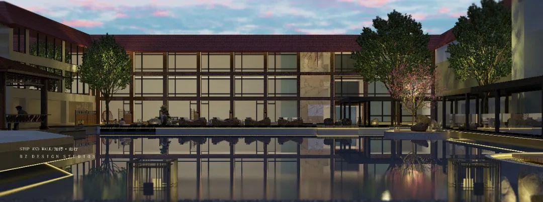 寻古韵之境,品清茶淡然——盐城庭院设计-22