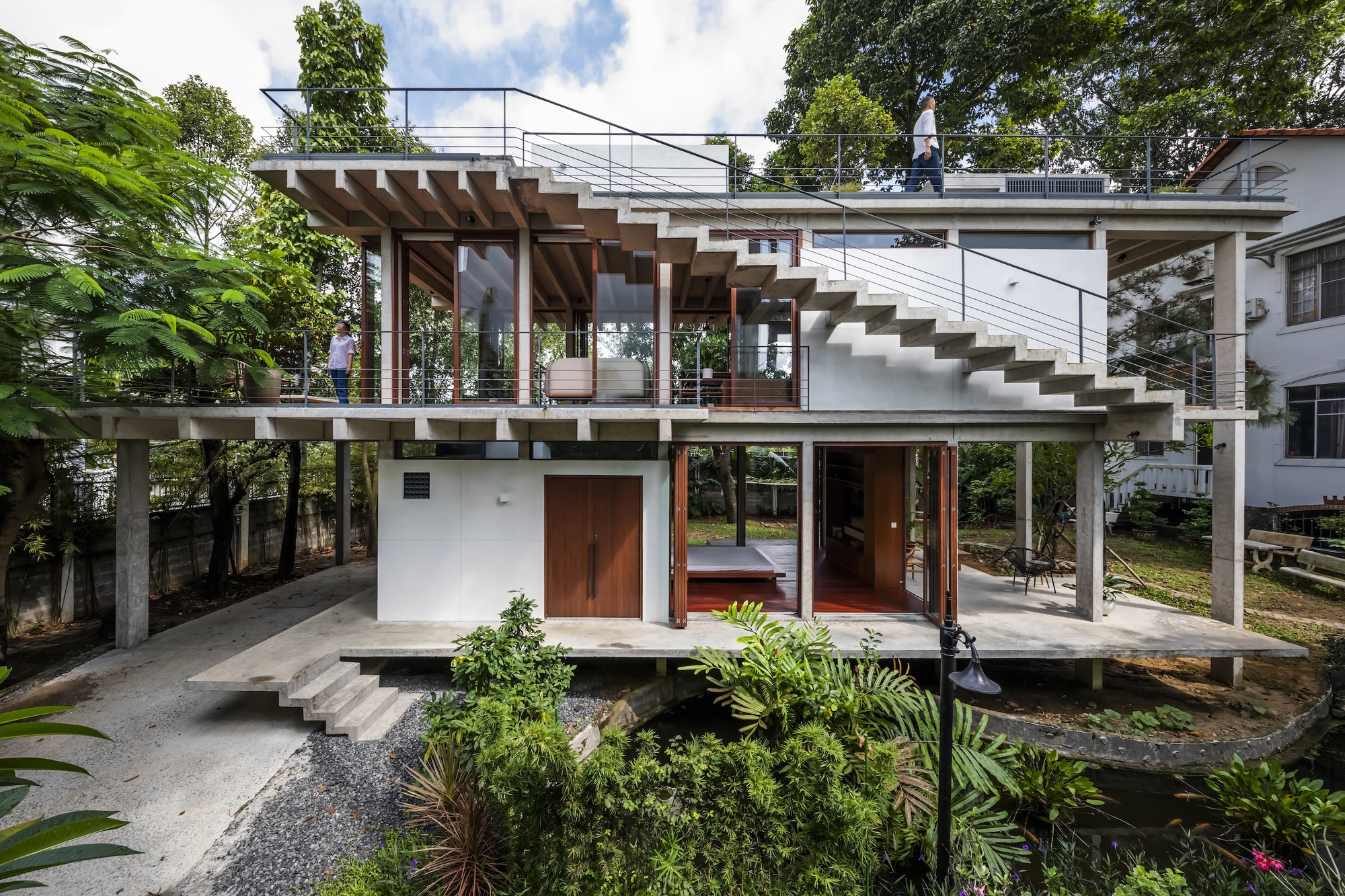 Thu Duc 漂浮住宅丨越南胡志明市丨Sanuki Daisuke architects-39