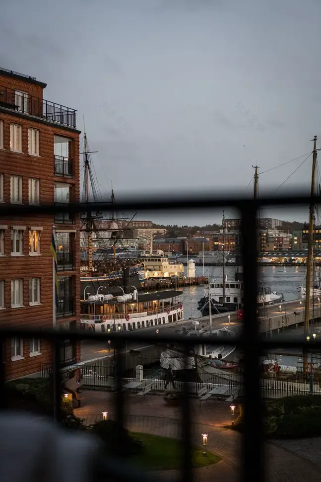 瑞典港口夜色吉他公寓-15