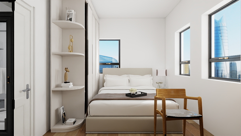 现代风全屋效果图-17