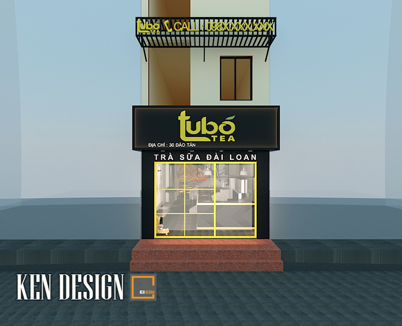 Tubo Tea  现代简约奶茶店设计丨越南河内丨Kendesign公司-4