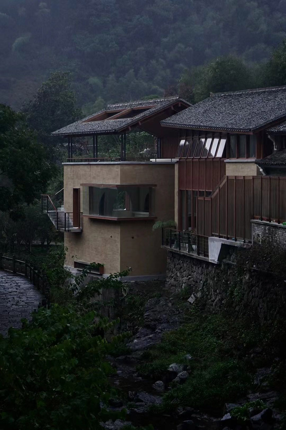 奉化栖霞坑发电站改造的溪边餐厅丨中国宁波丨尌林建筑设计事务所-123