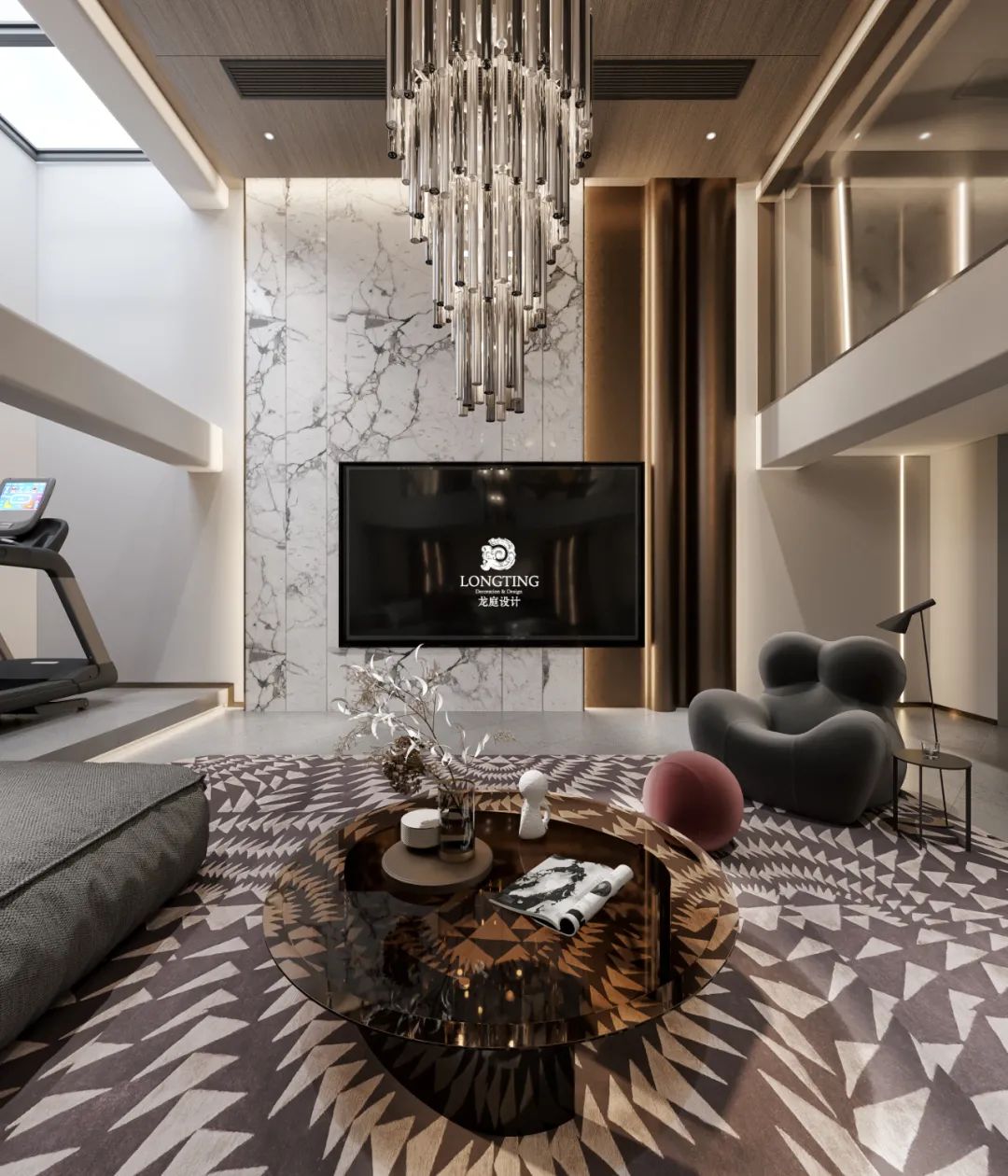 天际玖墅 328 方·漫步人生路的现代灰褐设计丨中国湖州丨湖州圣都装饰-3