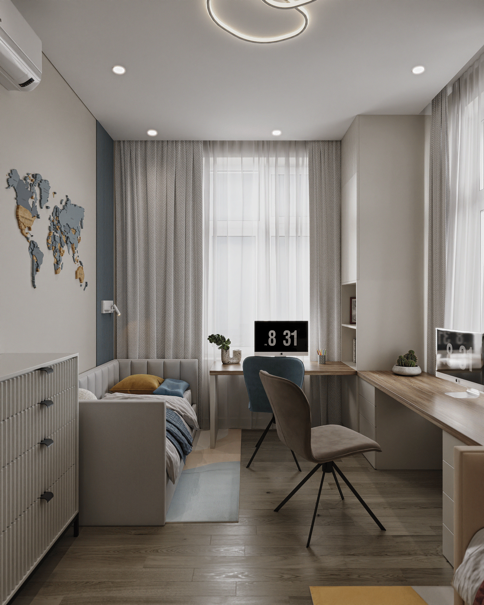 80 平米公寓可视化设计-16