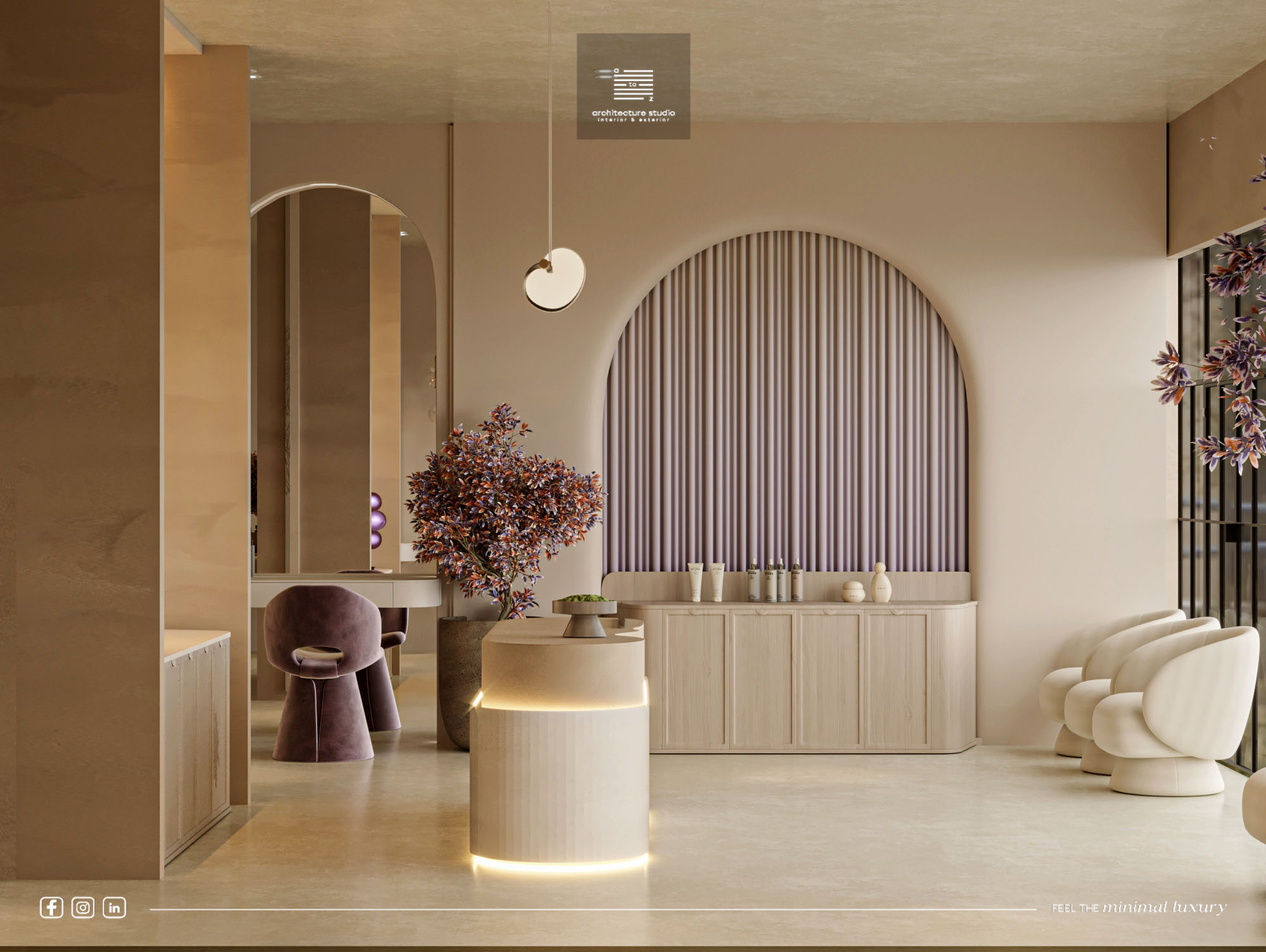 Beauty Clinc Reception（美容诊所接待处）丨沙特阿拉伯利雅得丨A2Z Architects-16