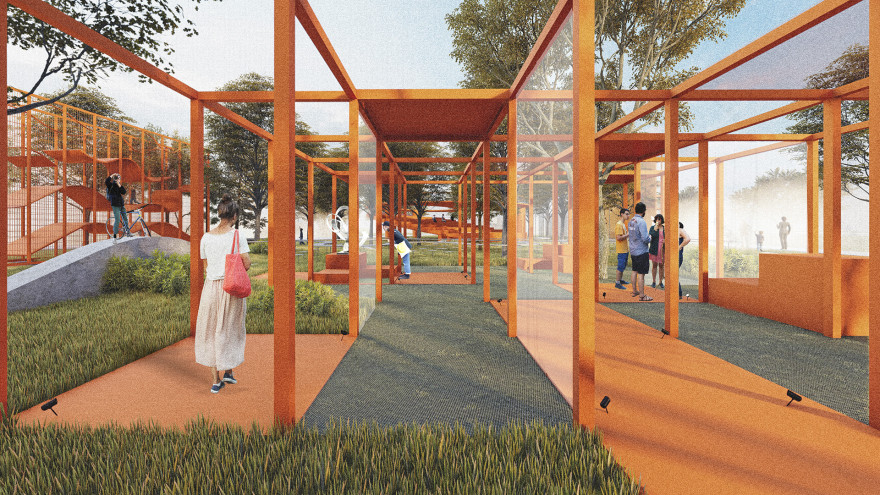 埃里温青年公园第6段(圆形公园)翻新丨亚美尼亚-22