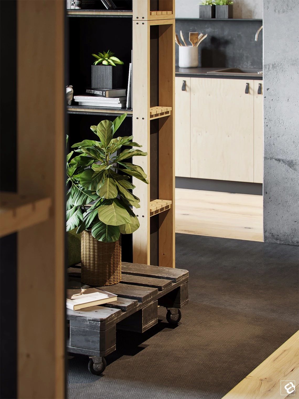 轻工业风 LOFT 住宅设计丨Form8 studio-37