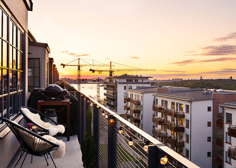 斯德哥尔摩前烘焙坊 55 平米工业风小公寓-3