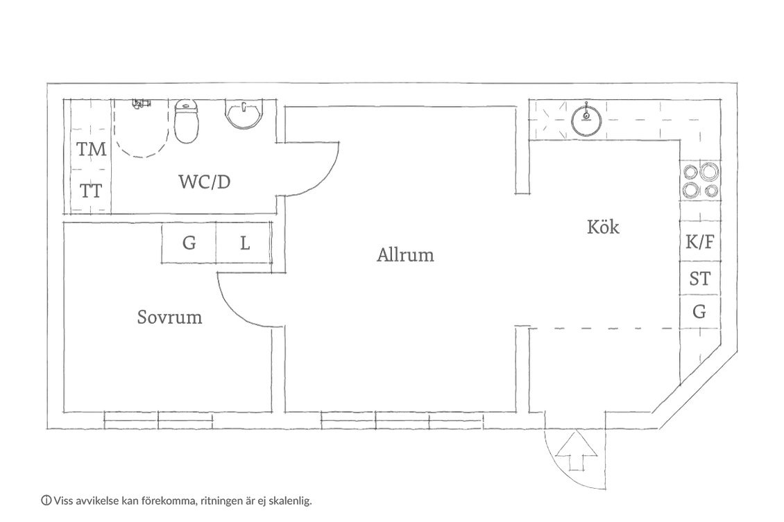 十九世纪公寓的现代软装翻新 | 木与大理石的开放式厨房-1