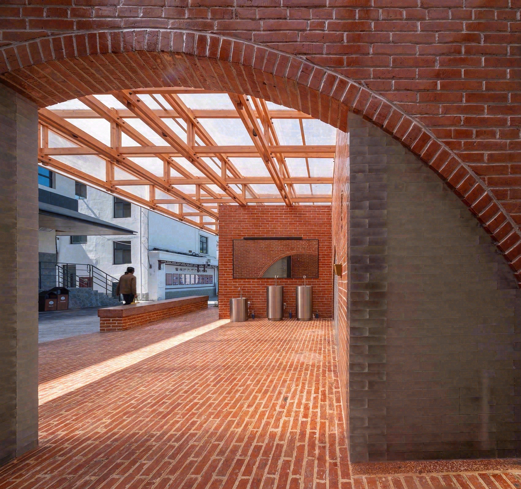 留坝老街红砖公厕丨中国汉中丨尌林建筑设计事务所-35