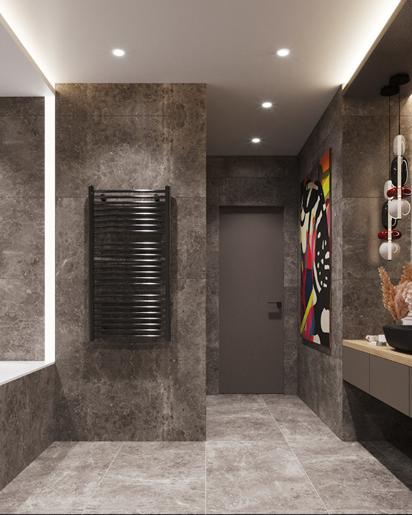 萨马拉市中心120平三口之家公寓设计丨俄罗斯萨马拉丨维多利亚·叶罗希娜-14