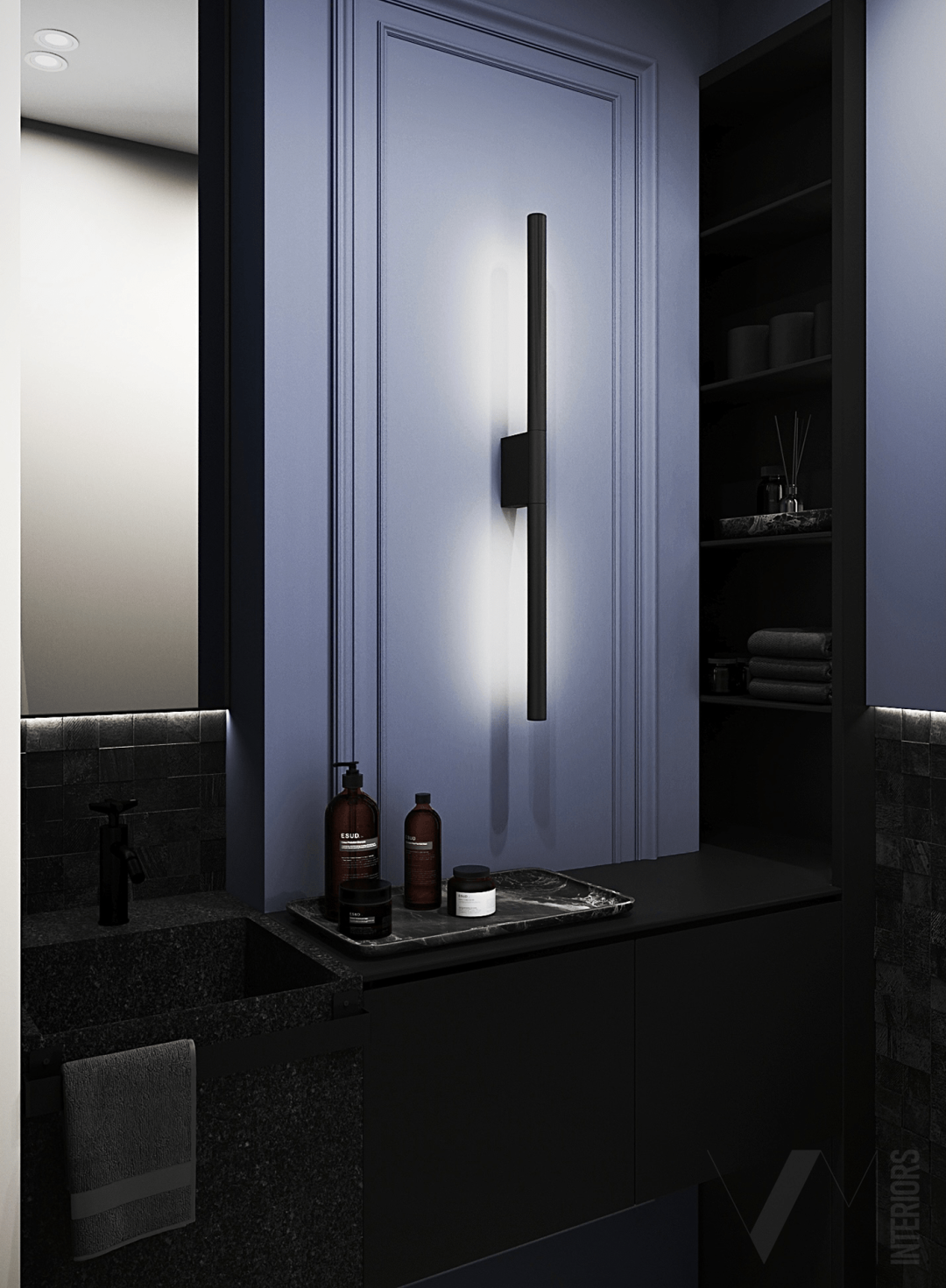 复古色调公寓设计丨意大利室内设计师 Valeria Mahu-23