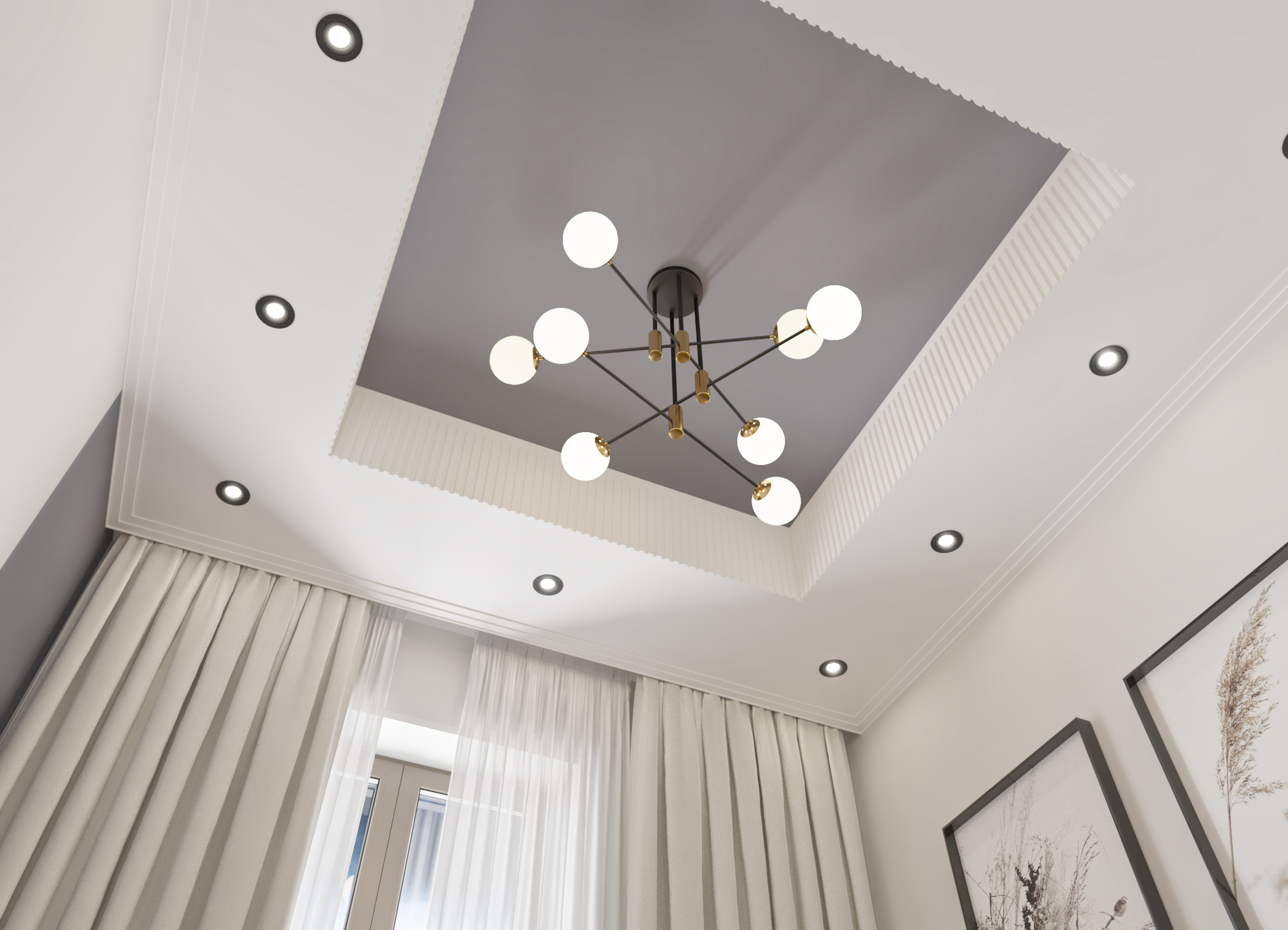 Design project of an apartment 100m2 complex Boulevard-34