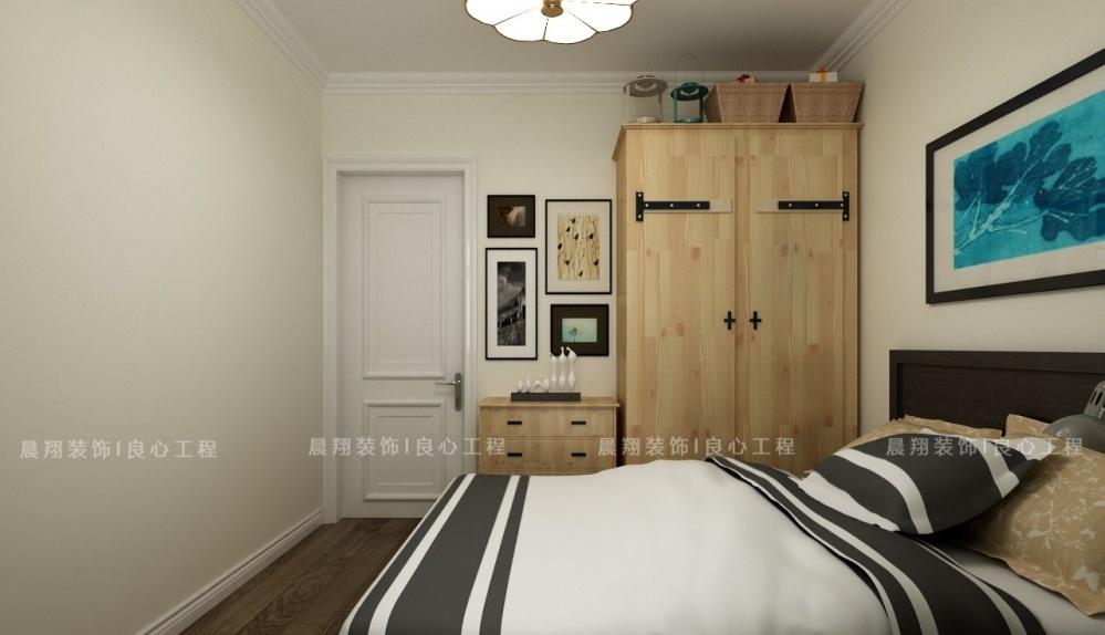 海清园 93㎡简欧两居室 温馨简约大气-12