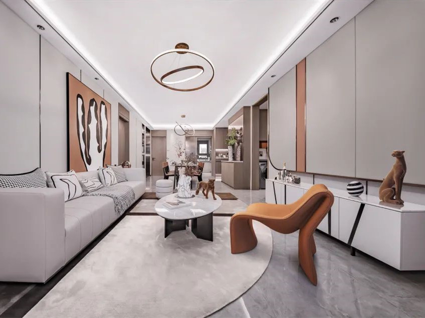 保定爱情城 128 户型样板房丨中国保定丨上海天鼓装饰设计有限公司-4