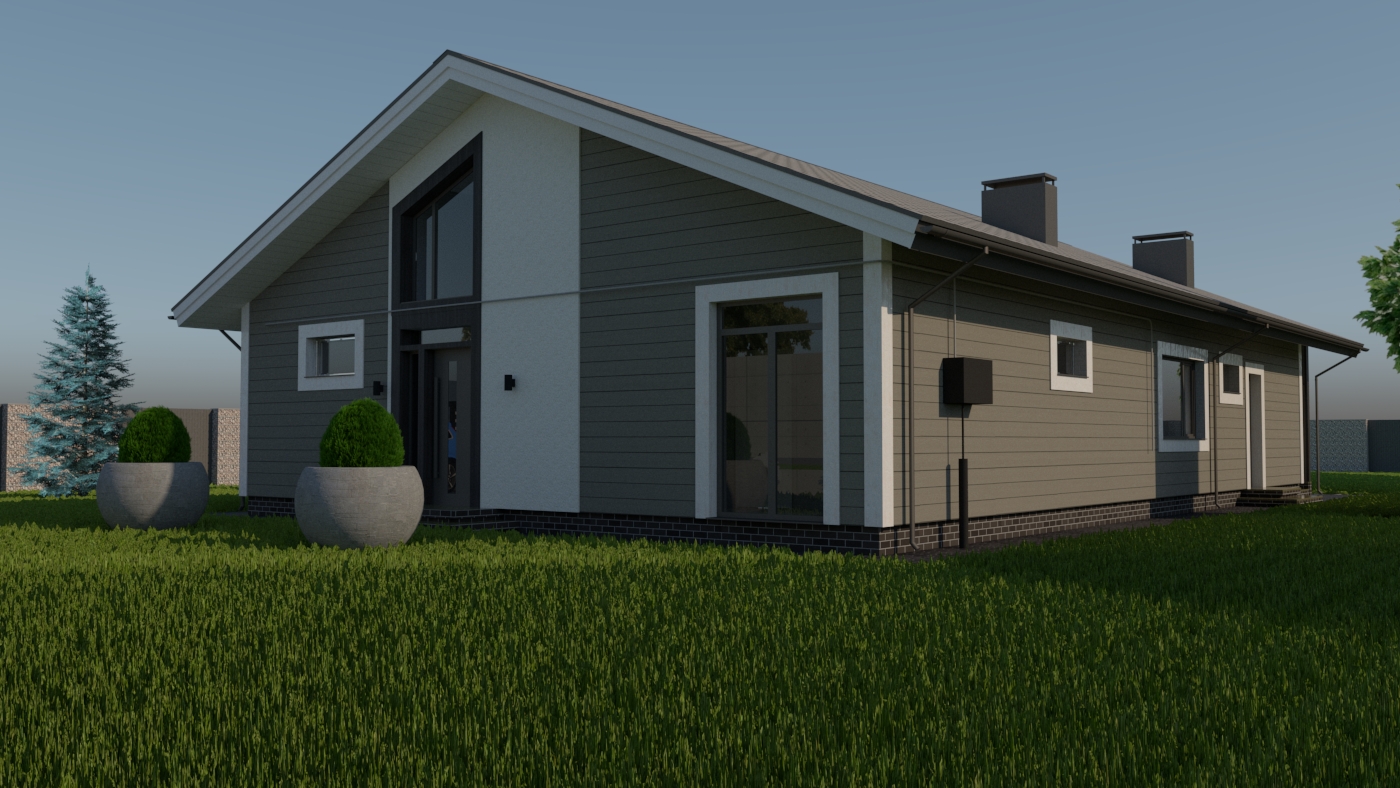 1-storey house with a big livingroom-2