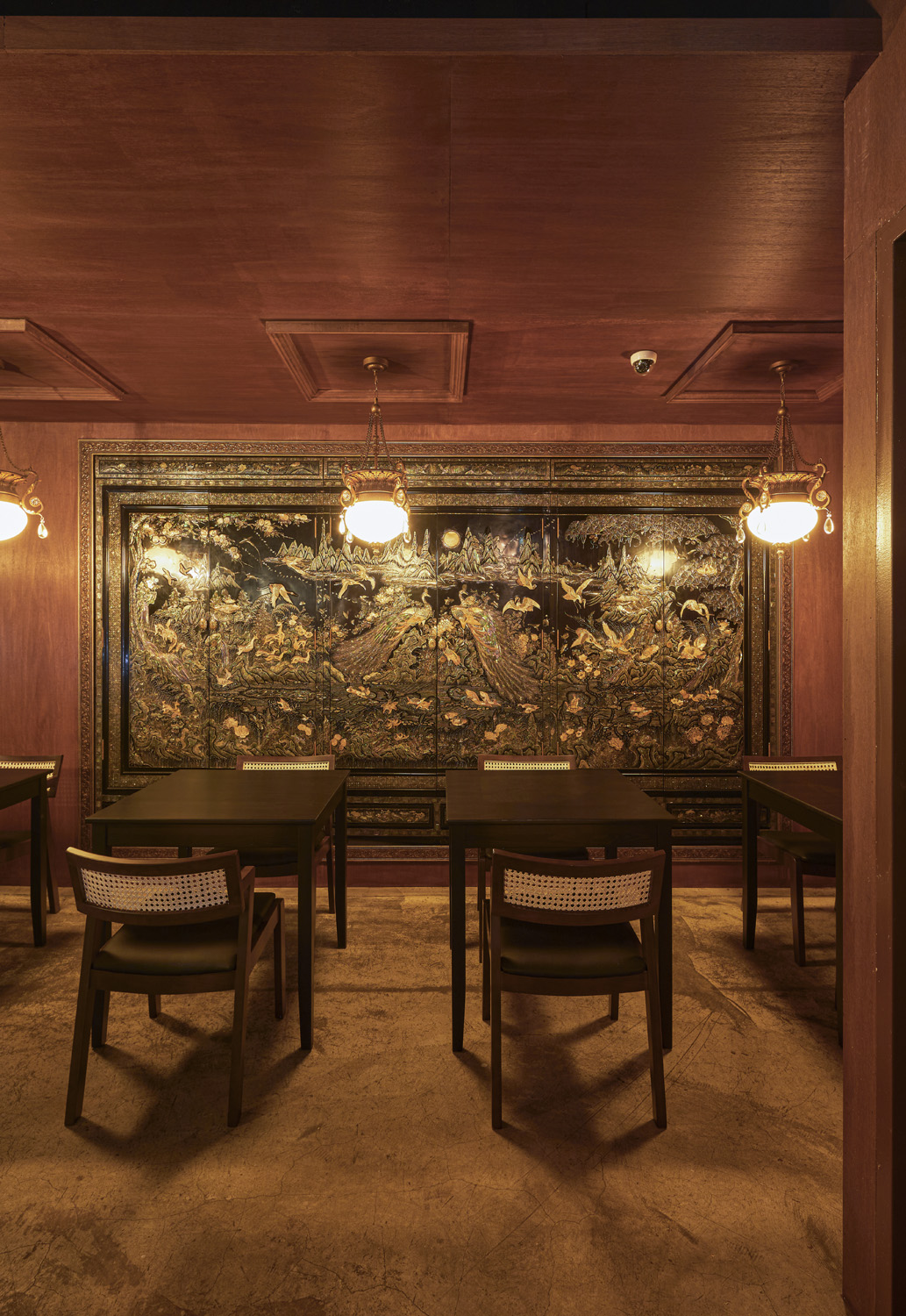 复古风 34 平小餐馆，精致美食空间-11