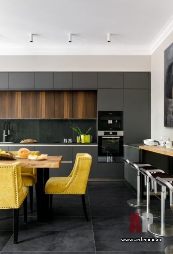 Современный 2-х этажный дом в отделке из черного ригельного кирпича, 300 кв. м-22