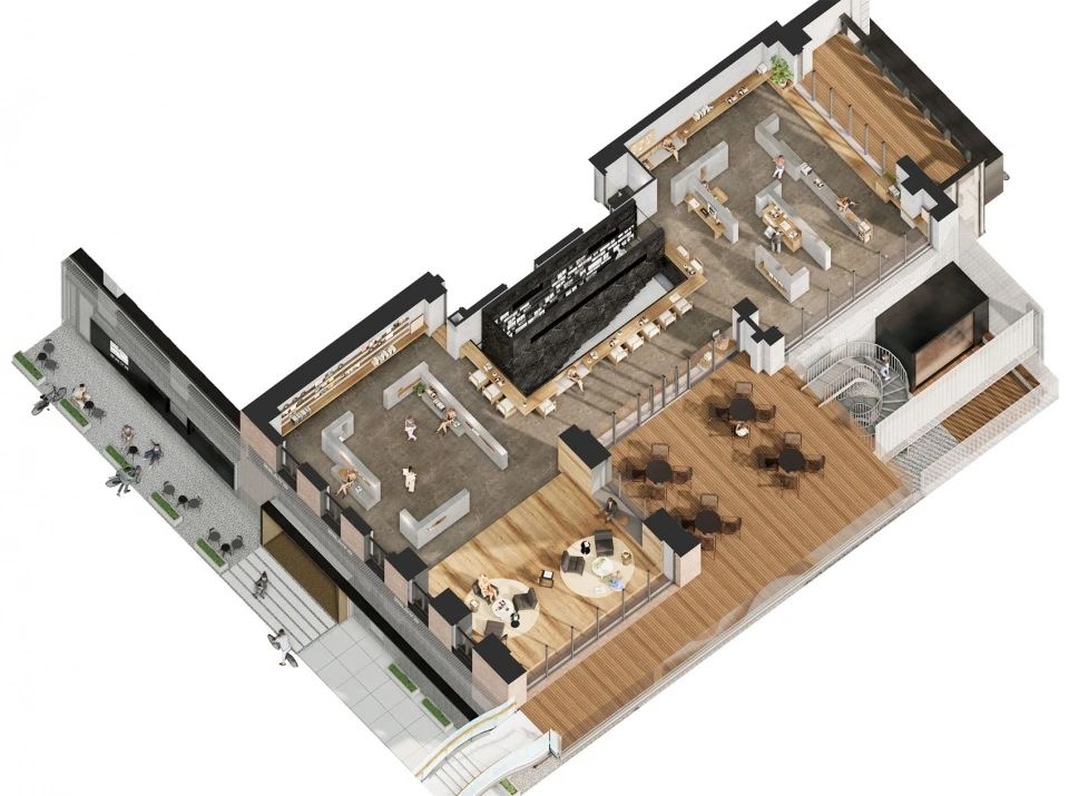 檀谷单向空间及十三邀小酒馆丨中国北京丨BUZZ庄子玉工作室-43