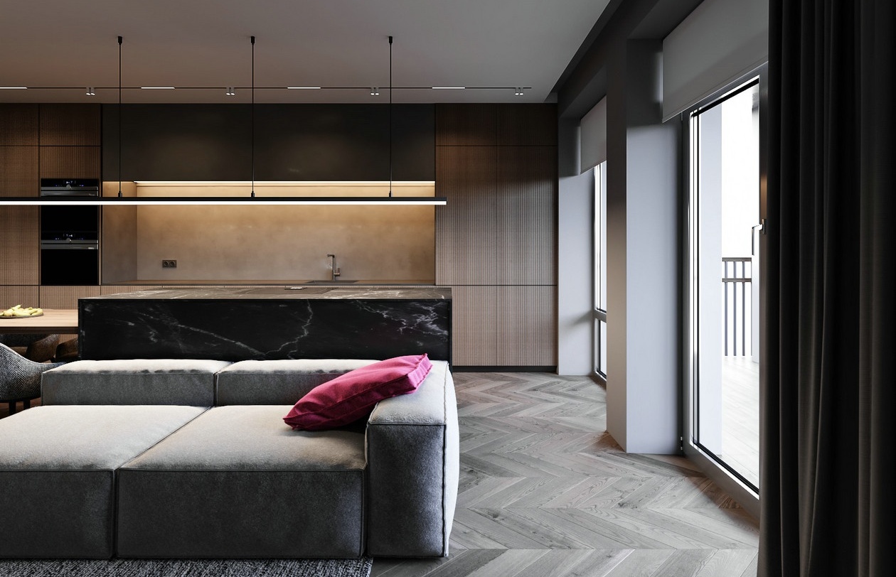 高级灰色系公寓设计-4