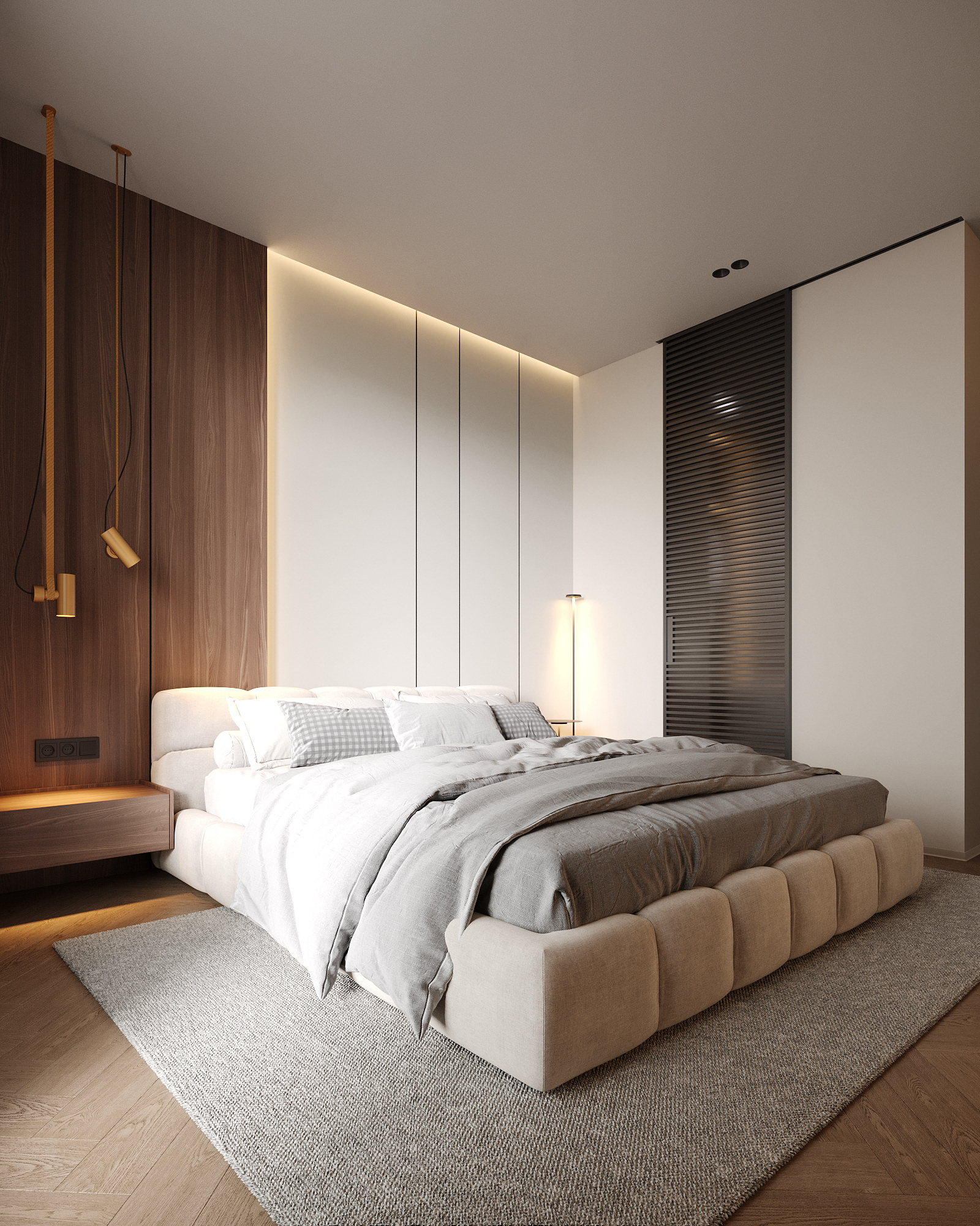 温暖色调的家庭舒适公寓丨拉脱维亚里加丨Bodes studio-18