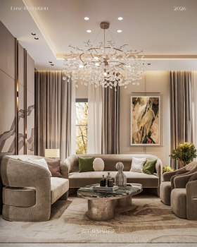 接待处 · 新古典奢华丨Egypt丨Amr Shrief Designs