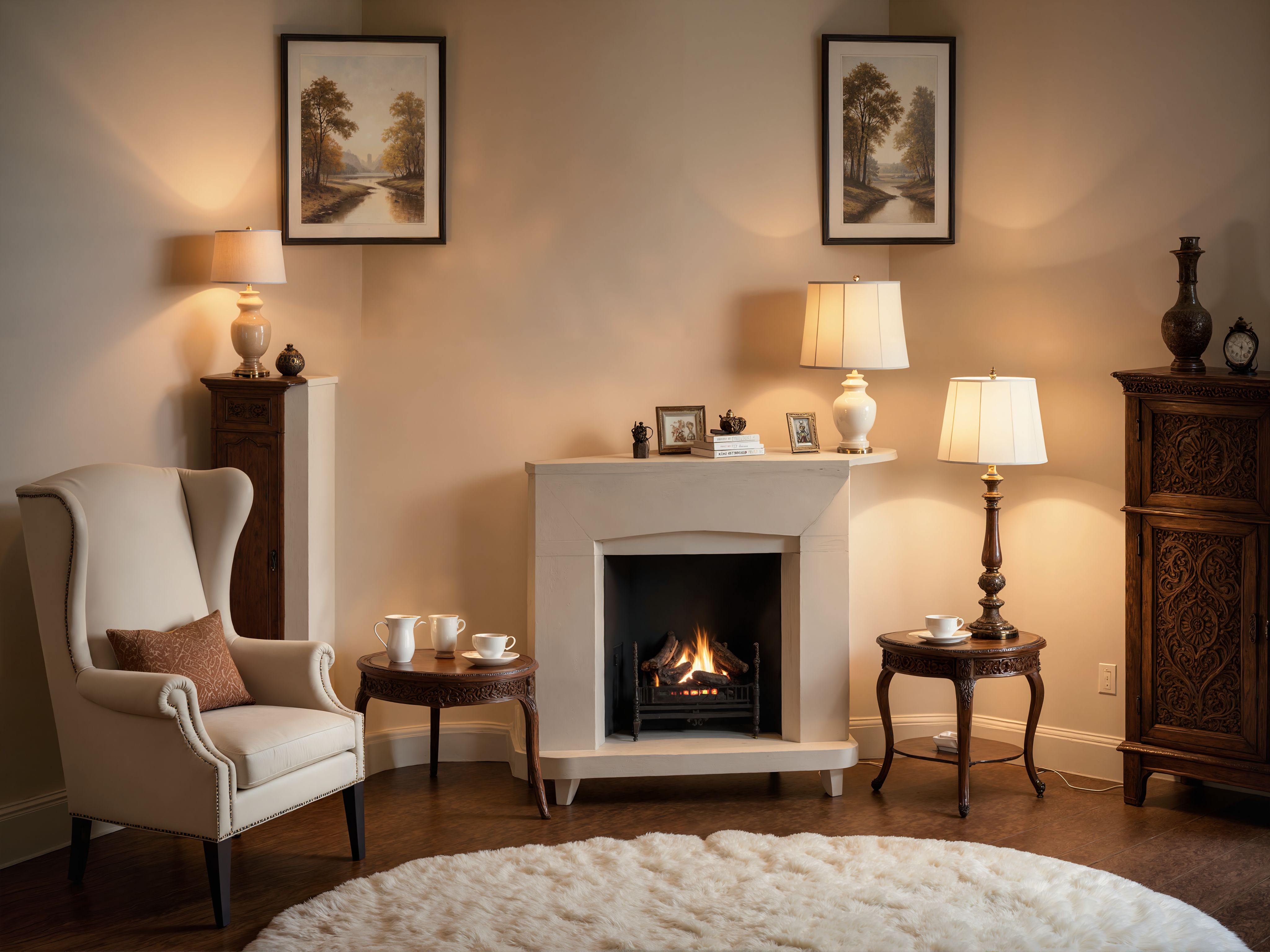 法式乡村客厅设计-10