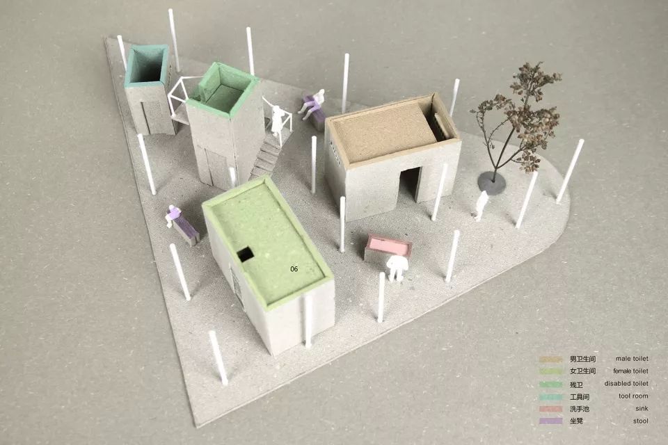 浙江三岔口公厕 | 轻盈与重叠的公共空间-26