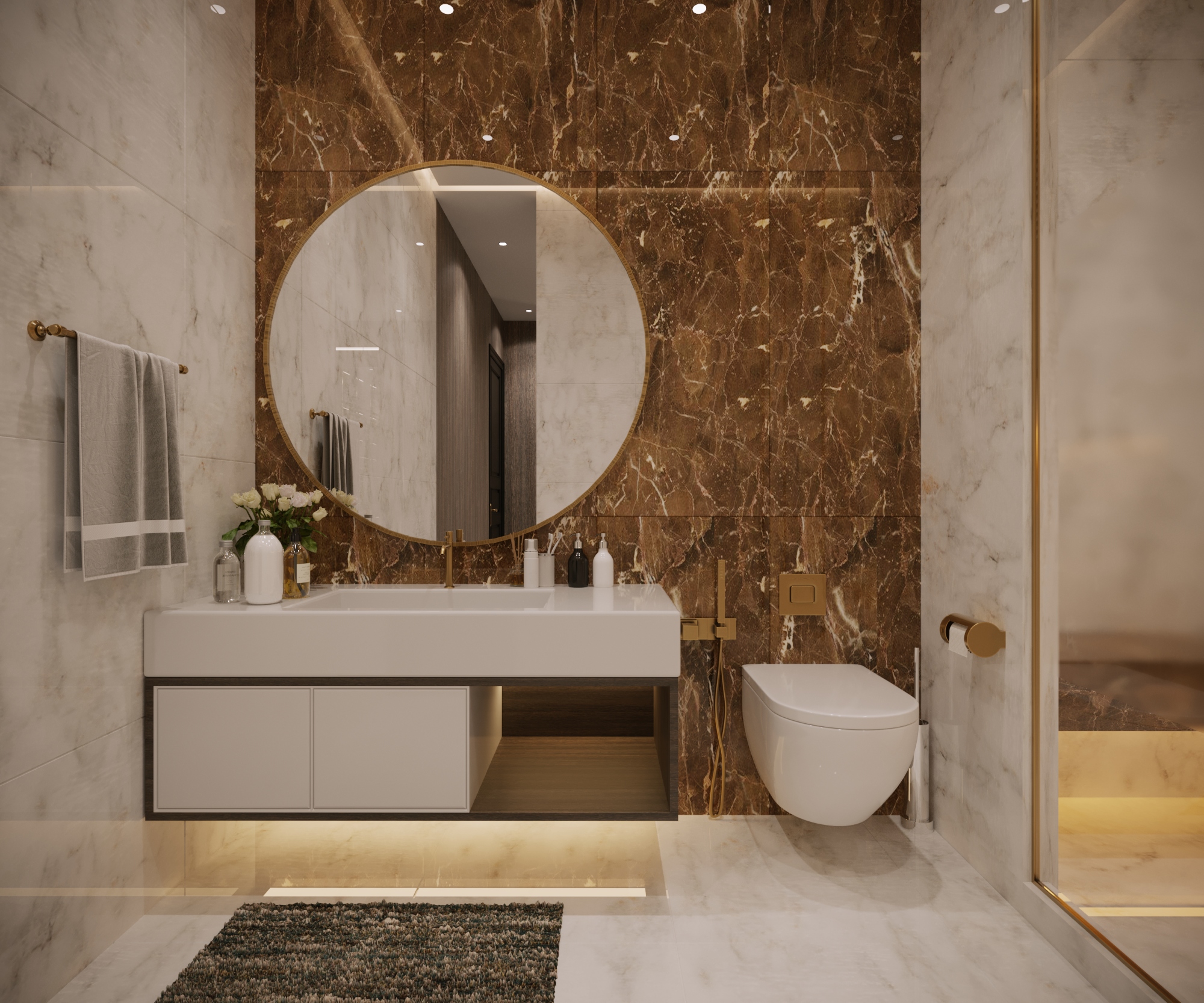 Master bath & wardrobe Design-3