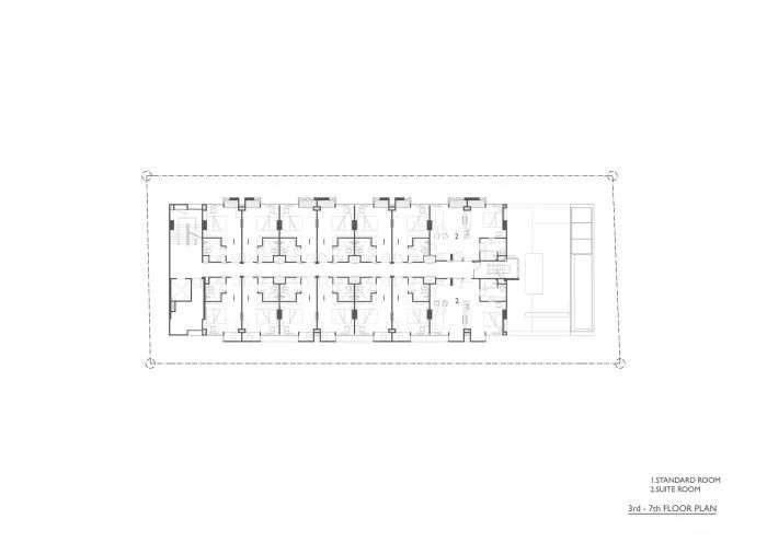 泰国 TwoThree 酒店室内日光床设计丨泰国曼谷丨Design in Motion-60